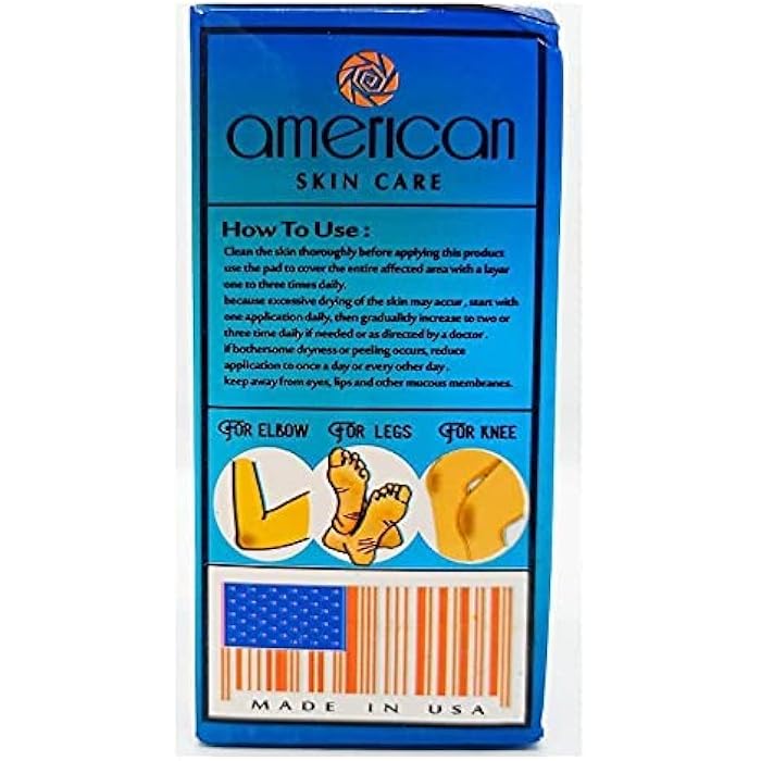 American Fruit Acids 60% With Vitamin E - Acne Treatment, Pore Skin Cell Renewal - Body Exfoliant - For Legs, Elbow, Knee - Skin Care - Image 3